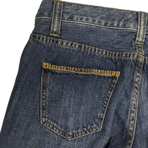 CAbi Floral Patchwork Medium Demin Distressed Boho Straight Leg Y2K Inspo Size 4 - Picture 3 of 11